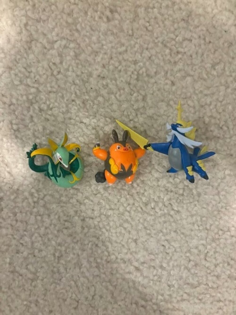 Pokemon Figure Lot Serperior Pignite Samurott Unova Starters Black & White Toys